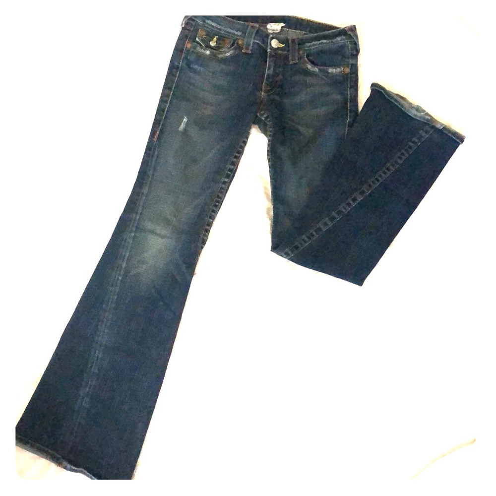 True religion dark denim jeans